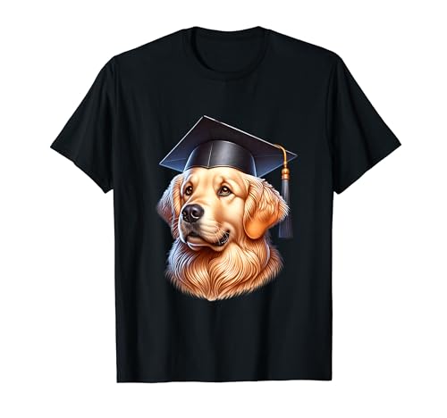 Golden Retriever Dog Educated Dog Lover Graduación Camiseta
