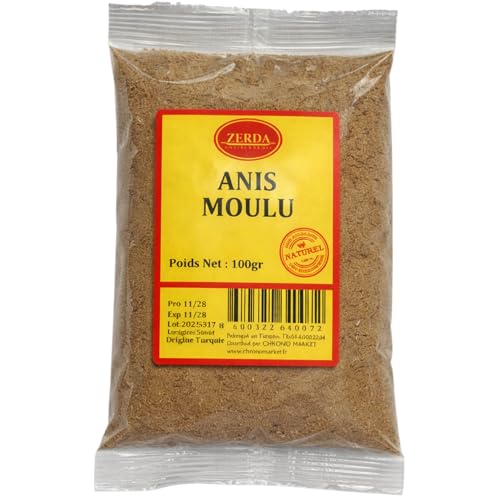 Zerda Anis Moulu, Épice en Poudre, 100g