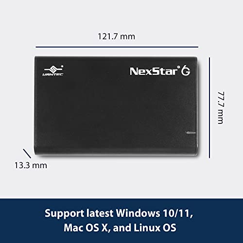 Cofre externo Vantec NexStar 6G para disco 2,5" SATA III miniatura 6