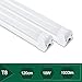Produktbild LED Leuchtstoffröhre 120cm 18W T8 LED-Röhre komplett Set mit Fassung Kaltweiß 6500K 1900lm Lichtleiste Unterbauleuchte Küchenlampe Deckenleuchte led strip Leuchtmittel Tube mit milchiger Deck