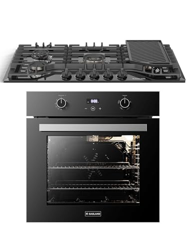 GASLAND 24 Inch Gas Wall Oven+Gas Cooktop 36 Inch