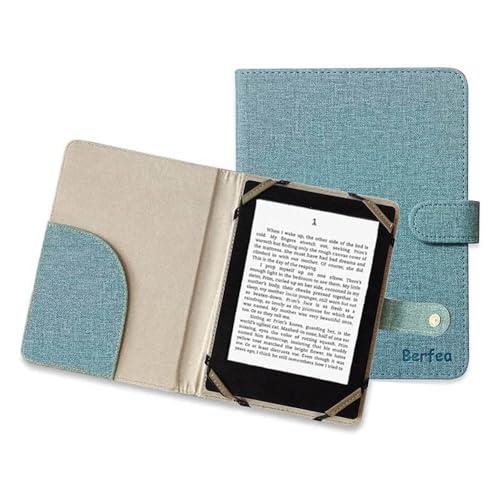 Berfea Étui de Protection pour liseuse Onyx Boox, Tolino EPOS, Kobo, Cybook Ocean, BIGME S6, Meebook M8/P78, Pocketbook InkPad, MobiScribe Wave, Likebook...