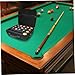 Xoeryoy Pool Ball Case Holds 17 Ball 14x14x3 Hard EVA Pool Case with Ergonomic Handle, Inner Mesh Pocket & Detachable Strap Waterproof Dustproof Carrying Bag for Billiard