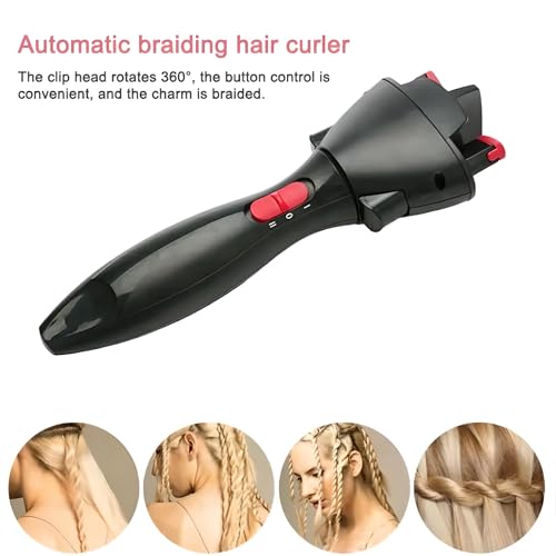 Splendor Luxury Twistease Pro: Assistente de Torção de Cabelo Automatizado Fácil de Usar para Torçõe