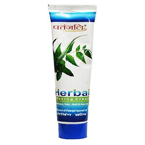 Patanjali Herbal Shaving Cream 100 g (Pack of 4) Amazon.in Health