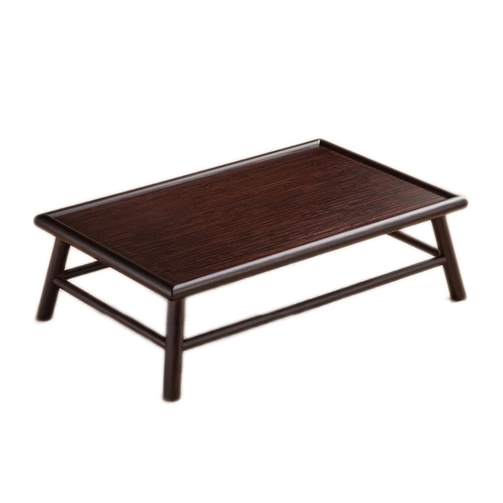 Japanese Style Wood Bench Stool, Low Dining Table, Small Drawing Reading Studying Floor Table, Low Tea Table for Sitting on The Floor, for Meditation, Dining & Spiritual Practices Sofa Table