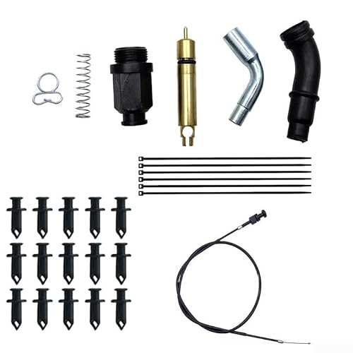 Pour TRX350 pour Rancher 350 - Câble de starter et kit de valve de démarrage - Pièces de réparation compatibles avec Fourtrax TRX350FM modèles 2000-2006