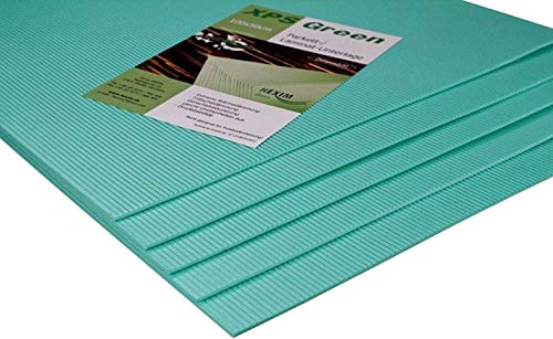 Preisvergleich Produktbild 30 qm / Trittschalldämmung / hohe Wärmedämmung / Hexim / XPS GREEN / 3 mm