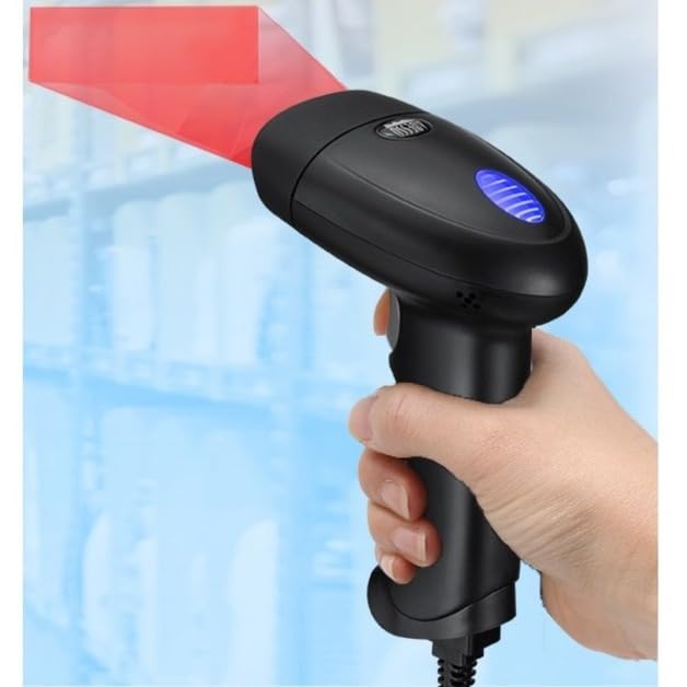 Scanner de codes-barres 2D Adesso NuScan 2600U pour décoder les étiquettes abîmées