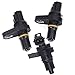 Amrxuts 3Pcs Transmission Speed Sensor Car Transmission Input Output Speed Sensor for Dodge for Chrysler for VW Routan 62TE 2 * 5078554AA 5078930AA