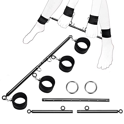 BDSM Bondage Spreizstange Für Frauen Sex, Handschellen Fesseln Sexspielzeug Für Paare Bdsm Set Spreizer Beinspreizer FußFessel, DRAGOSTI Bondage Set Spreitzstangestange Sm Fesseln Für Frau