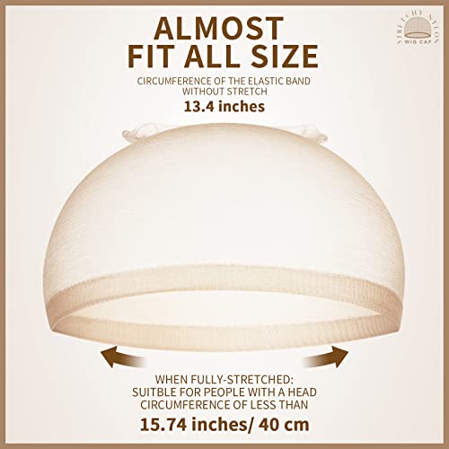 image for Teenitor HD Wig Cap, 20pcs Wig Cap Ultra Thin Wig Caps for Women, Wig 