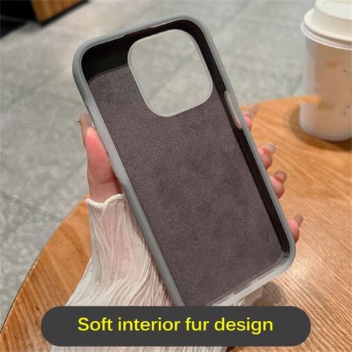 Coque silicone liquide iPhone 15 orange de protection antichoc