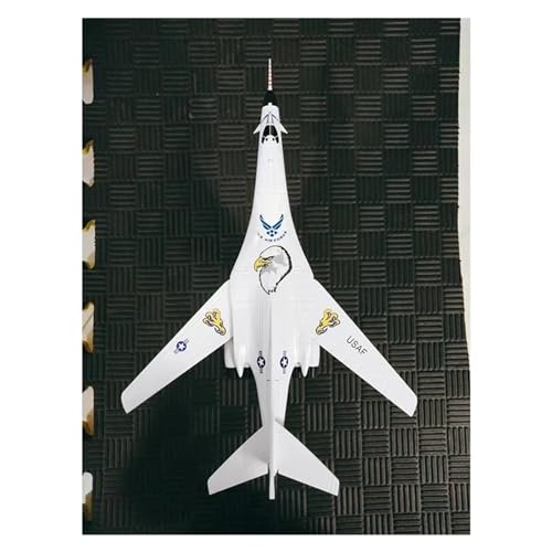 Modelo B-1B Bomber Lancers 1/144 maqueta de avión de aleación con ala barrida variable Blanco A 3