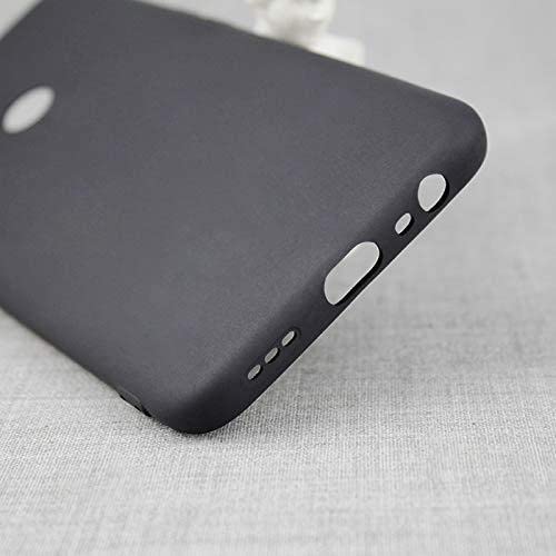 Image of BlazeTech for [ Oppo A33 2020 / A53 ] Liquid Silicone Back Case Cover Flexible |Inner Lining| with Camera Protection Back Cover for [ Oppo A33 2020 / A53 ] - Black