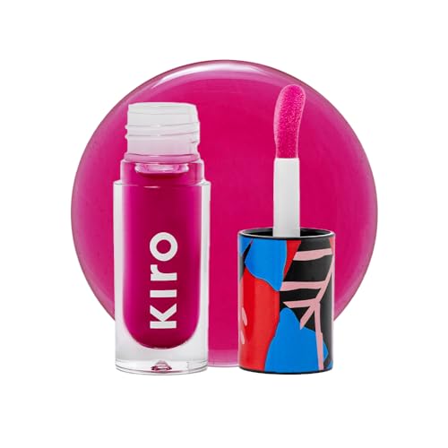 Image of Kiro PH-Play Color Changing Lip & Cheek Oil - Raspberry Ripple, 5.5ml | Hydrating, Skin Brightening, Reduce Fine Lines | Non-Sticky, Non Greasy | Skin Care Infused with Moringa, Rosehip & Avocado Oils