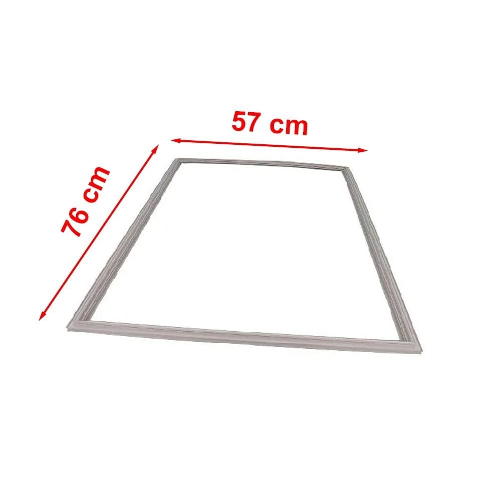 Guarnizione Magnetica Sportello Congelatore 76 x 57 cm per Sportello Congelatore Compatibile con Whirlpool Compatibile con Ariston Compatibile con Indesit