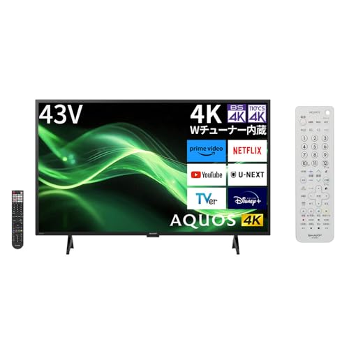 【新品未使用】SHARP 4T-C43GJ2 43V 4K液晶テレビ シャープ AQUOS 4K 4T-C43GN2 [43インチ] 価格比較 - 価格.com