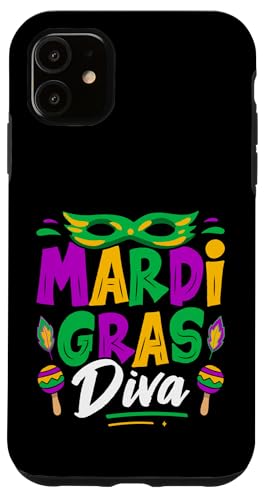 Carcasa para iPhone 11 Diva del Mardi Gras