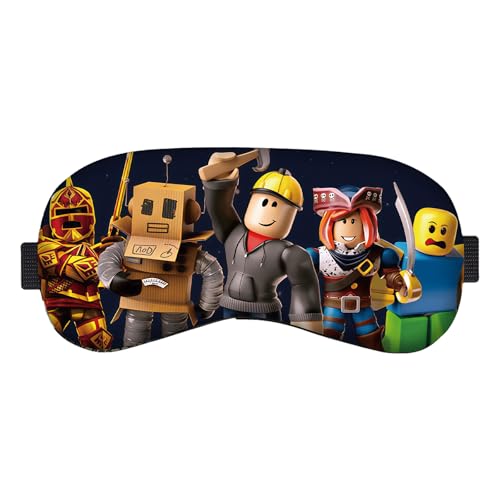 Schlafmaske Kinder Schlafmasken Augenmaske Schlafmaske Cartoon Design Sleeping Mask Weich und hautfreundlich Einstellbar Schlaf-maske für Jungen und Mädchen für Reisen Nickerchen Camping
