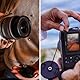 Objektivdeckel Halter mit Schnur für Lens-Caps: Universal Sicherung mit Gummiband passend zu Nikon, Fuji, Sigma, Olympus (5 Stück)