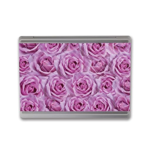 Image of MightySkins Carbon Fiber Skin Compatible with Microsoft Surface Laptop Go 3 (2023) Full Wrap Kit - Box of Roses | Protective, Durable Textured Carbon Fiber Finish | Made in The USA