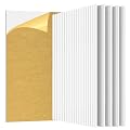 RITOLLO 6 Pack Acoustic Wall Panels, 47.2X23.6X0.4 inch Decorative Self-Adhesive Soundproof Panels, Sound Dampening Panels for Home Studio Office, White(White,6)