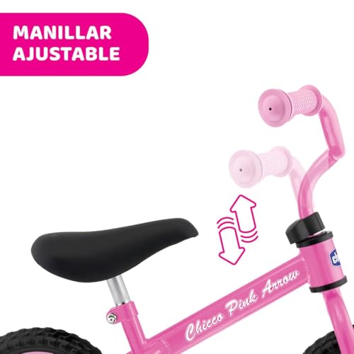 Chicco Bicicleta Niño 2 años, Bicicleta Sin Pedales, 2-5 Años, hasta 25 kg, Bici Sin Pedales, para Aprender a Mantener el Equilibrio, Manillar y Sillín Ajustables, Juguetes, Regalo Niño 2 años, Rosa 5 Chicco Bicicleta Niño 2 Años, Bicicleta Sin Pedales, 2-5 Años, Hasta 25 Kg, Bici Sin Pedales, Para Aprender A Mantener El Equilibrio, Manillar Y Sillín Ajustables, Juguetes, Regalo Niño 2 Años, Rosa