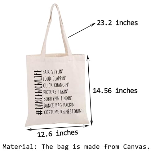 Bolso Tote PWHAOO Dance Mom Life miniatura 4