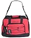 Norländer Reise-/Sporttasche mit Tragegriffen und Schulterriemen, Rot Schwarz, ca. 33 Liter
