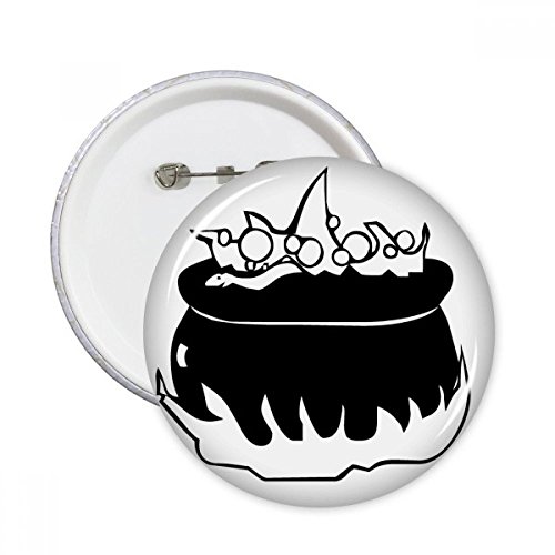 Pins Halloween décoration de vêtements et cadeau de fête multicolore S 5pcs