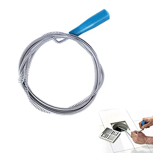 Spirale de Nettoyage de Tuyaux, Spirale de Drainage, avec Pointe de Perçage, Utilisée pour le Nettoyage de Divers Tuyaux de Drainage, 3M/5M