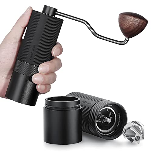 Manuelle Kaffeemühle – NORMCORE manuelle Kaffeemühle mit konischem Edelstahl-Frässtift, verstellbare Einstellungen, für…