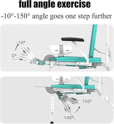 Image of Electric Knee Rehabilitation Trainer, Training Device for Knee Joint Rehabilitation with 360 Rotating Calf Support and Adjustable Backrest, -10 ~ 150 Extension Angle, Data