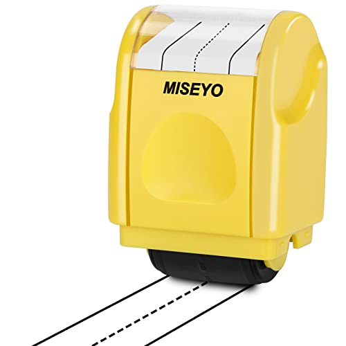 Image of Miseyo Self-Inking Dashed Handwriting Lines Practice Roller Stamp for Kids