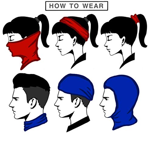 Neck Gaiter Face Cover - Sun Protection Mask Balaclava for Men and Women