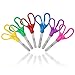 Mr. Pen Kids Scissors - 6 Pack, 5 Inch, Colored Toddler Safety Scissors for Kids, Halloween Supplies