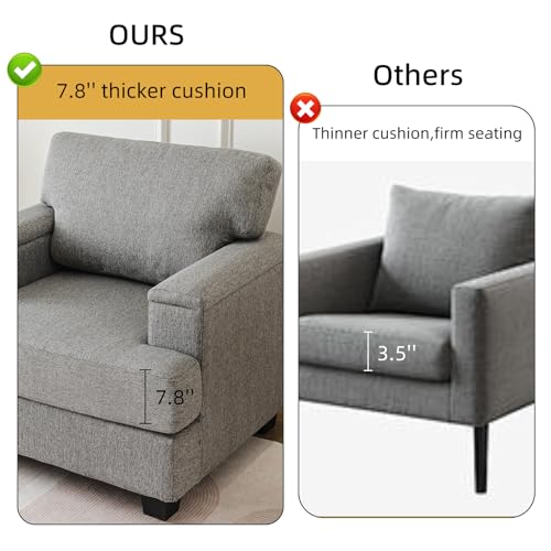 Sillón con Organizador y Cojín Gris Oscuro miniatura 6