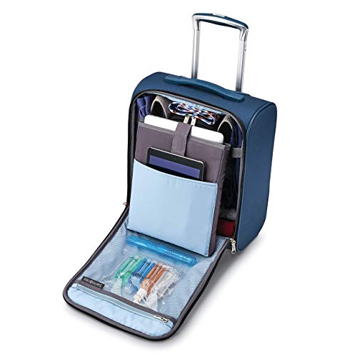 Image of Samsonite Solyte DLX Softside Luggage, Mediterranean Blue, Underseater