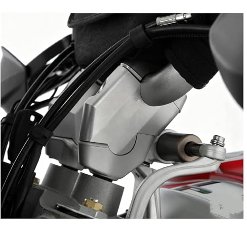 Adaptador elevación manillar Ducati Desert X eleva la altura y mejora el control 7