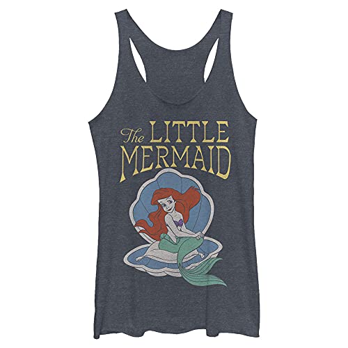 Disney Girls Princess Little Mermaid Tri-Blend Racerback Layering Tank