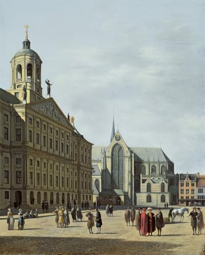 Tableaux Vue du Stadhuis d'Amsterdam pour créer une ambiance sereine dans la chambre