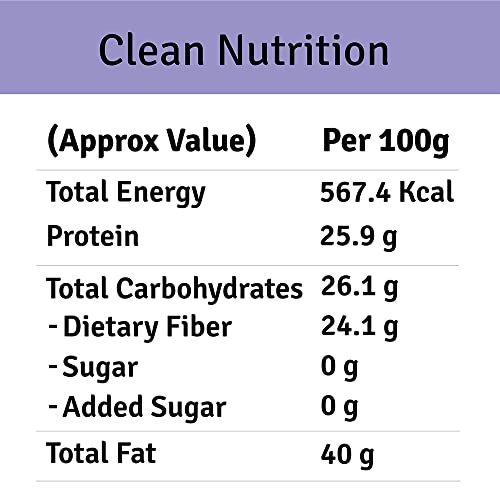 Image of Jus' Amazin Roasted Flax Seeds (500 g) | Hi Fiber | Omega-3 | Heart Health | Weight Loss | Cholesterol Management | Hi Protein | 100% Natural | Clean Nutrition