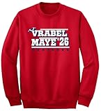 Mountee Apparel Drake Maye Mike Vrabel 2026 New England Crew Neck Sweatshirt ADULT LARGE