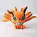 fangzhuo Peluche 17cm Naruto Shippuden Peluche Kurama Kyuubi Nine Tales Volpe Bambola di Peluche Morbida