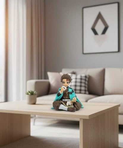Image of Awestuffs Action Figure Limited Edition for Car Dashboard, Decoration, Cake, Office Desk & Study Table (Tanjiro Sitting D Slayer)