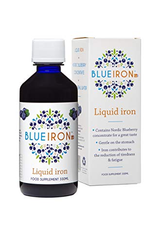 Liquid Mineral Supplement, Iron, Nordic Blueberries, Full of Beneficial antioxidants