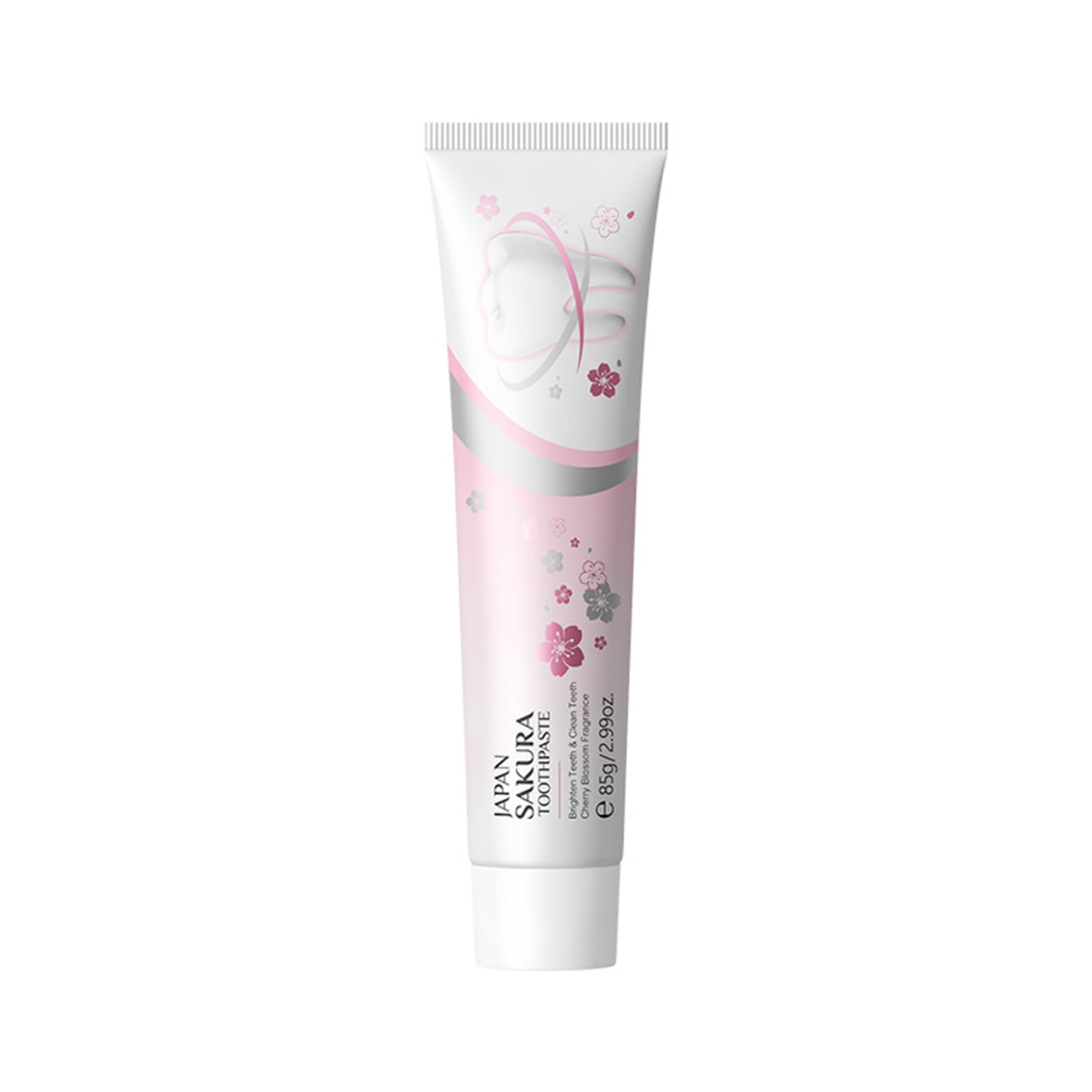 Natural Sakura Flavor Toothpaste for Stain Cleaning Oral Freshness Care White One Size