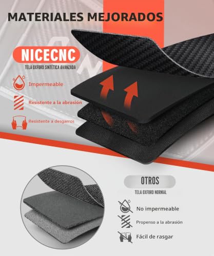 Solución de Almacenamiento NICECNC Bolsas para Barras Protección De Motocicleta 3