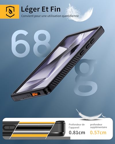 Coque Samsung S24 Ultra Double Renforcé Etui Waterproof Integral